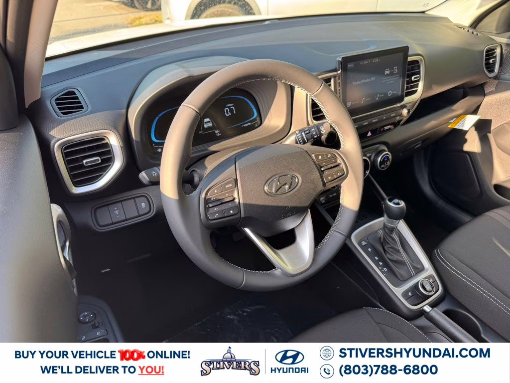 2026 Lunar White Hyundai Venue SEL FWD SUV