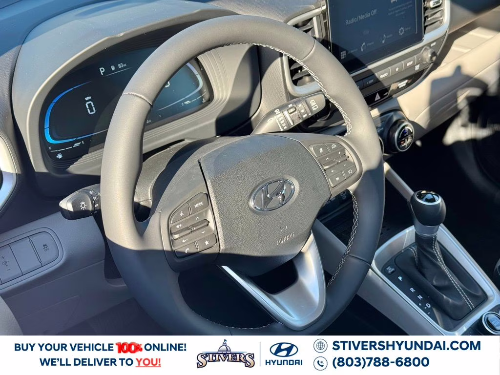 2026 Lunar White Hyundai Venue SEL FWD SUV