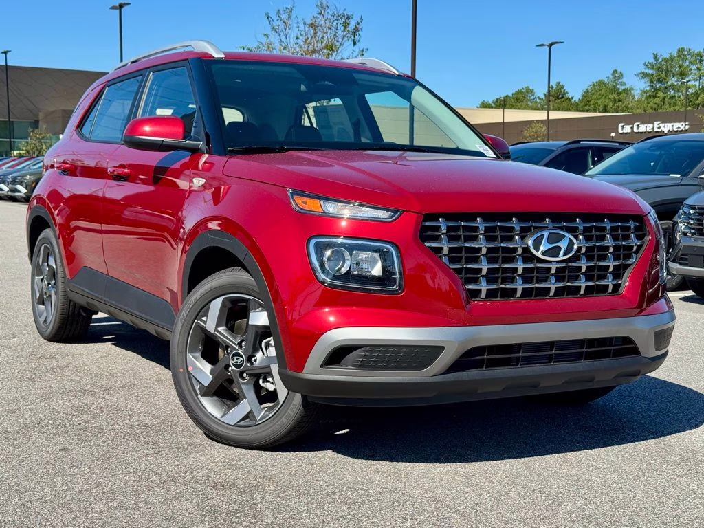 2026 Ultimate Red Hyundai Venue SEL FWD SUV