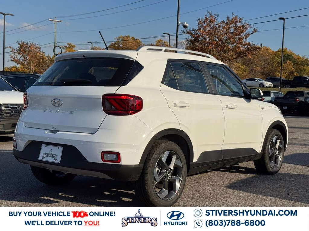 2026 Lunar White Hyundai Venue SEL FWD SUV