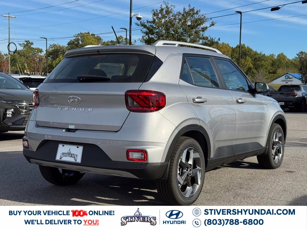 2026 Shimmering Silver Hyundai Venue SEL FWD SUV