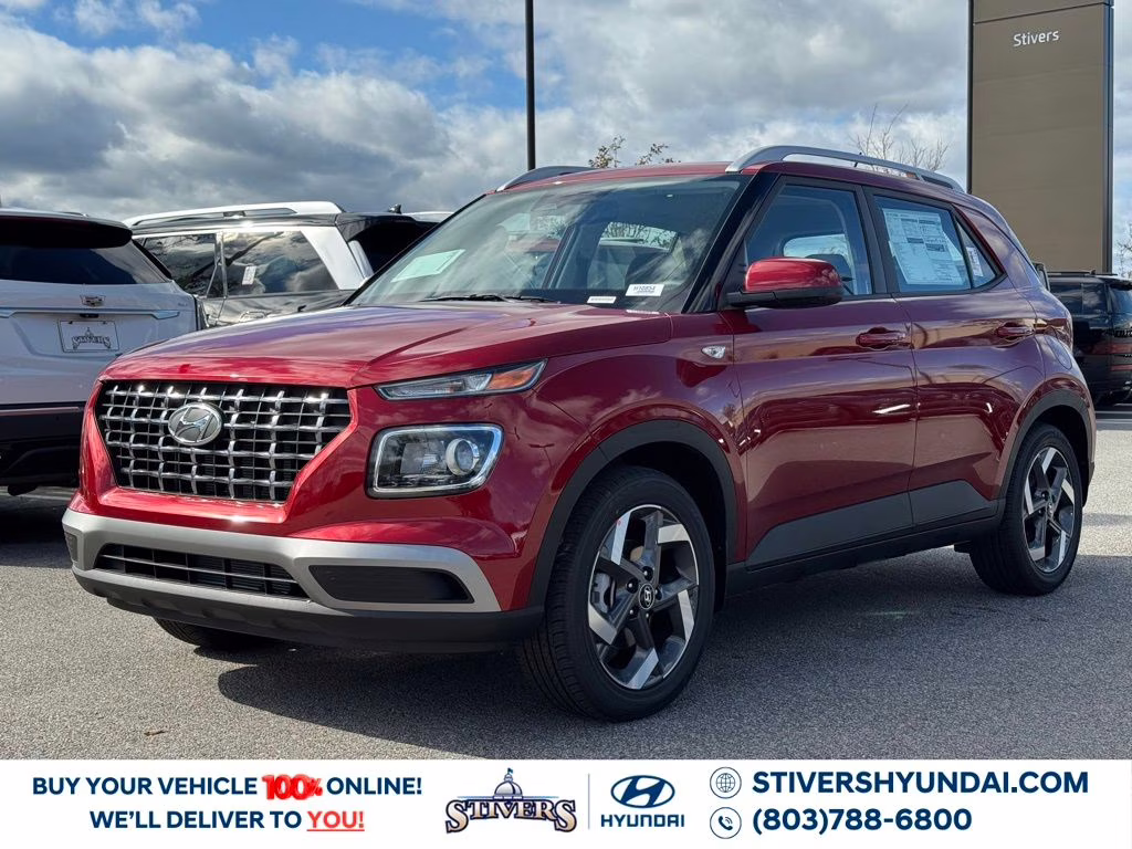 2026 Ultimate Red Hyundai Venue SEL FWD SUV