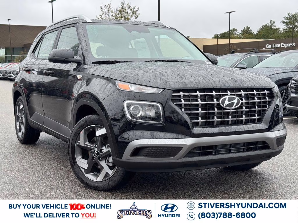 2026 Onyx Black Hyundai Venue SEL FWD SUV
