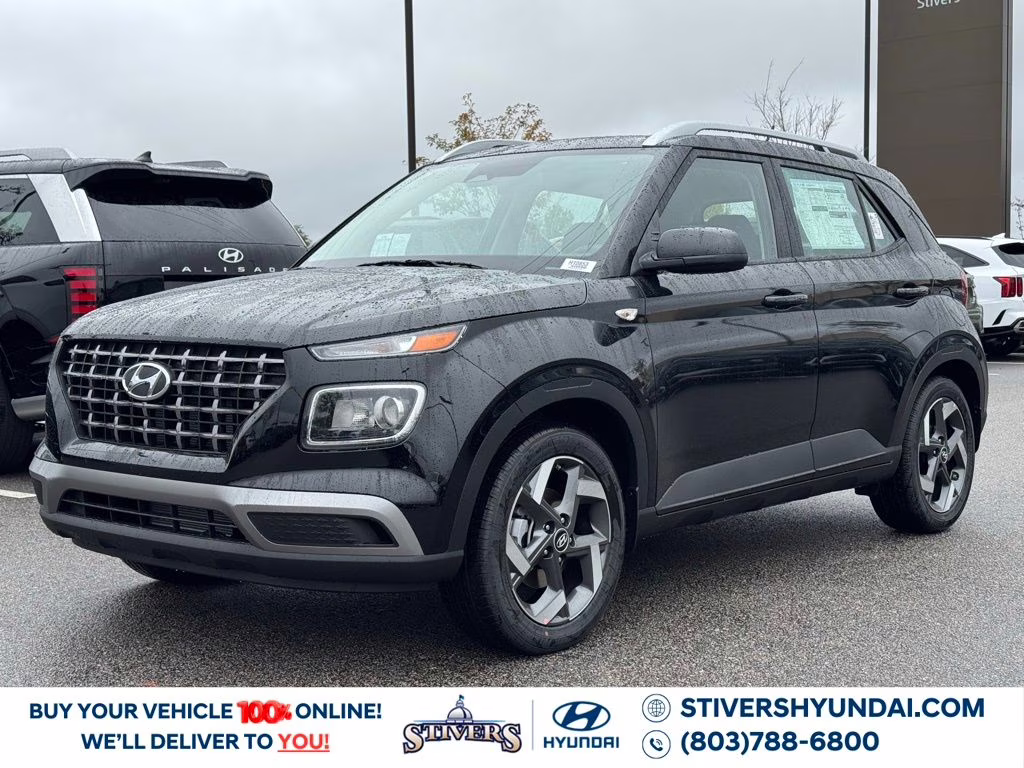 2026 Onyx Black Hyundai Venue SEL FWD SUV