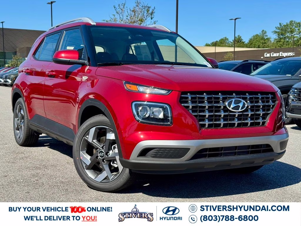 2026 Ultimate Red Hyundai Venue SEL FWD SUV