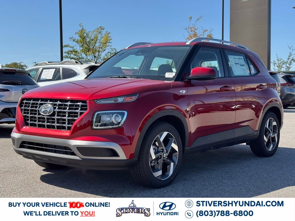 2026 Ultimate Red Hyundai Venue SEL FWD SUV