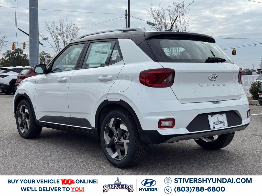 2026 Lunar White w/Black Roof Hyundai Venue SEL FWD SUV