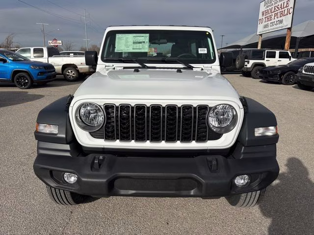 2026 Bright White Clearcoat Jeep Wrangler Sport 4X4 SUV
