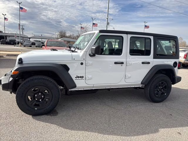 2026 Bright White Clearcoat Jeep Wrangler Sport 4X4 SUV