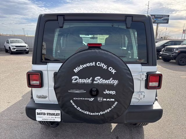 2026 Bright White Clearcoat Jeep Wrangler Sport 4X4 SUV