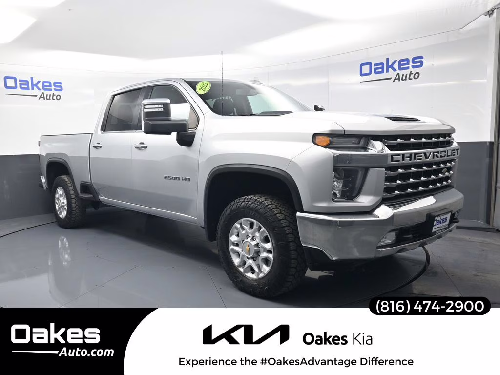 2022 Silver Ice Metallic Chevrolet Silverado 2500HD LTZ 4X4 Truck