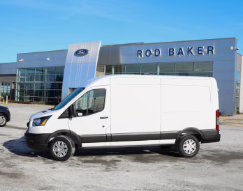 2026 Oxford White Ford Transit Cargo Van Base RWD Van