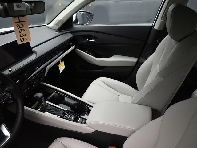 2025 Platinum White Pearl Honda Accord Hybrid Touring FWD Sedan
