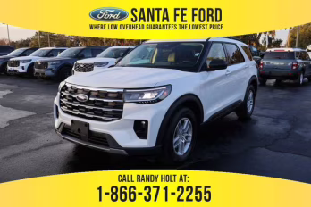 2026 White Ford Explorer Active w/100A Pkg RWD SUV