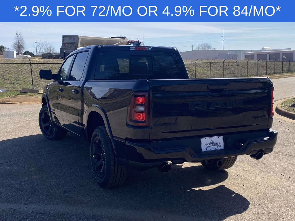 2026 Diamond Black Crystal Pearlcoat Ram 1500 Big Horn/Lone Star 4X4 Truck