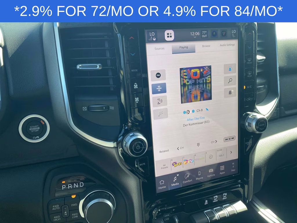 2026 Diamond Black Crystal Pearlcoat Ram 1500 Big Horn/Lone Star 4X4 Truck