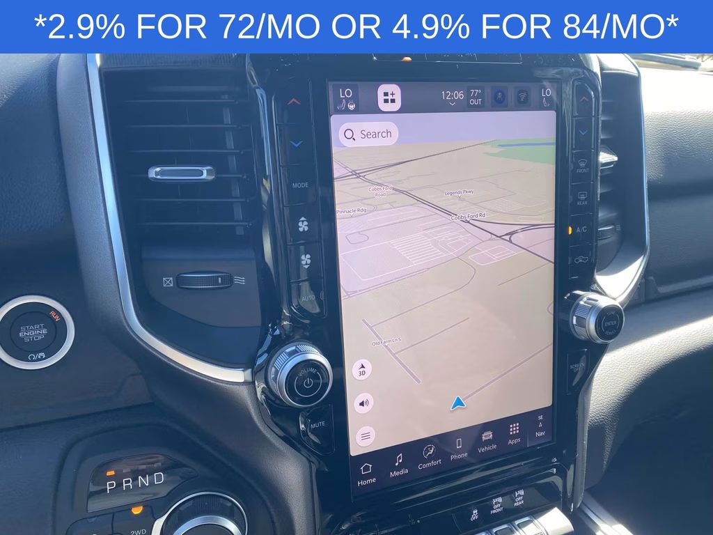 2026 Diamond Black Crystal Pearlcoat Ram 1500 Big Horn/Lone Star 4X4 Truck