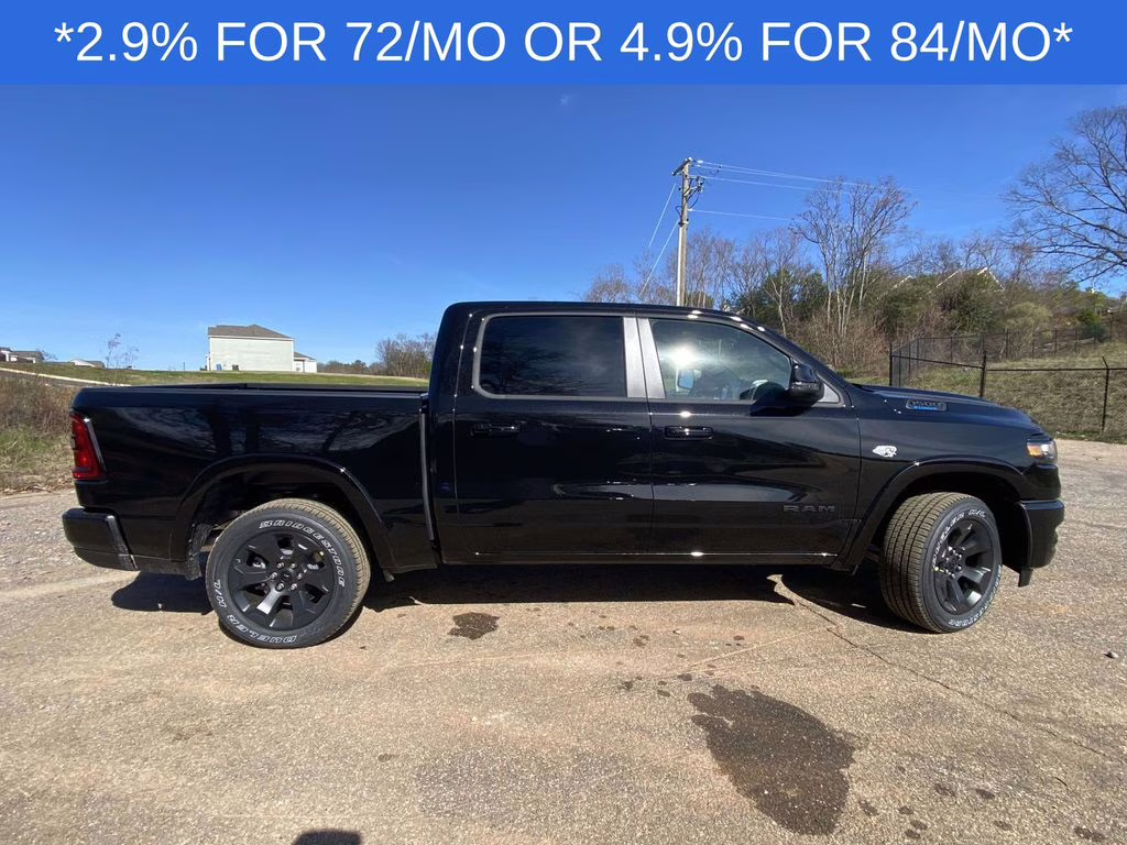 2026 Diamond Black Crystal Pearlcoat Ram 1500 Big Horn/Lone Star 4X4 Truck