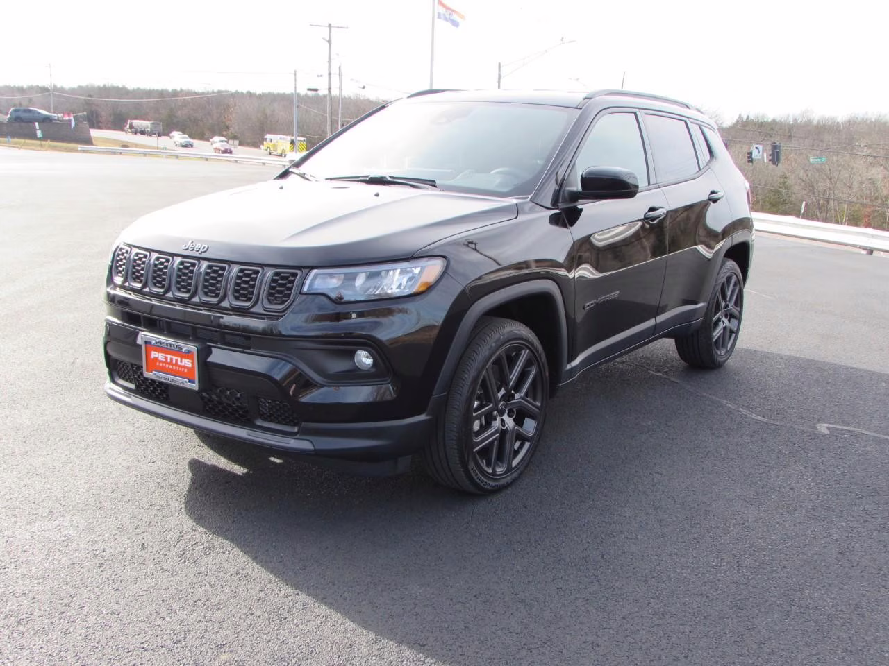 2026 Diamond Black Crystal Pearlcoat Jeep Compass Latitude 4X4 SUV