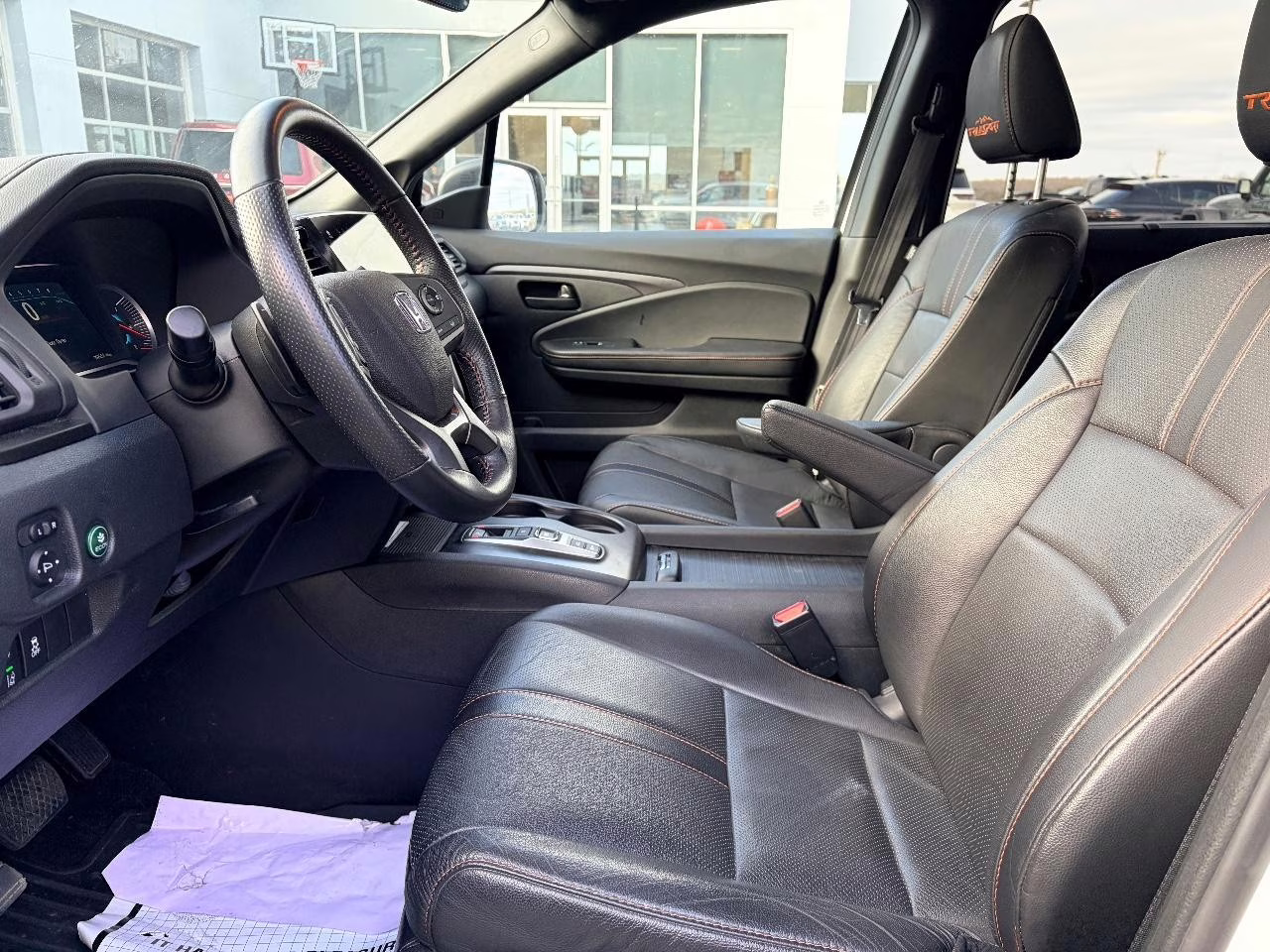 2022 Platinum White Pearl Honda Pilot TrailSport AWD SUV