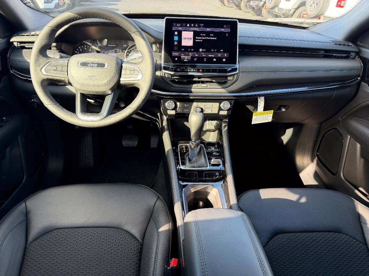 2026 Bright White Clearcoat Jeep Compass Latitude 4X4 SUV