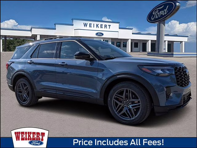2026 Vapor Blue Metallic Ford Explorer ST 4X4 SUV