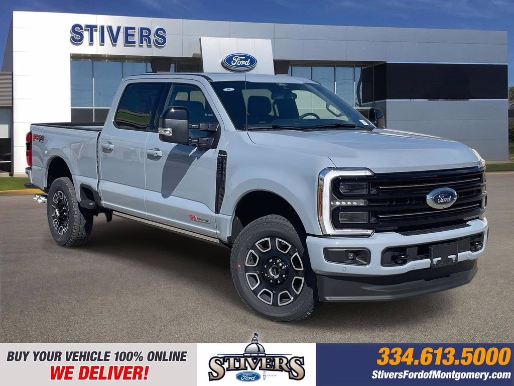 2026 Glacier Gray Metallic Tri-Coat Ford Super Duty F-250 SRW Platinum 4X4 Truck