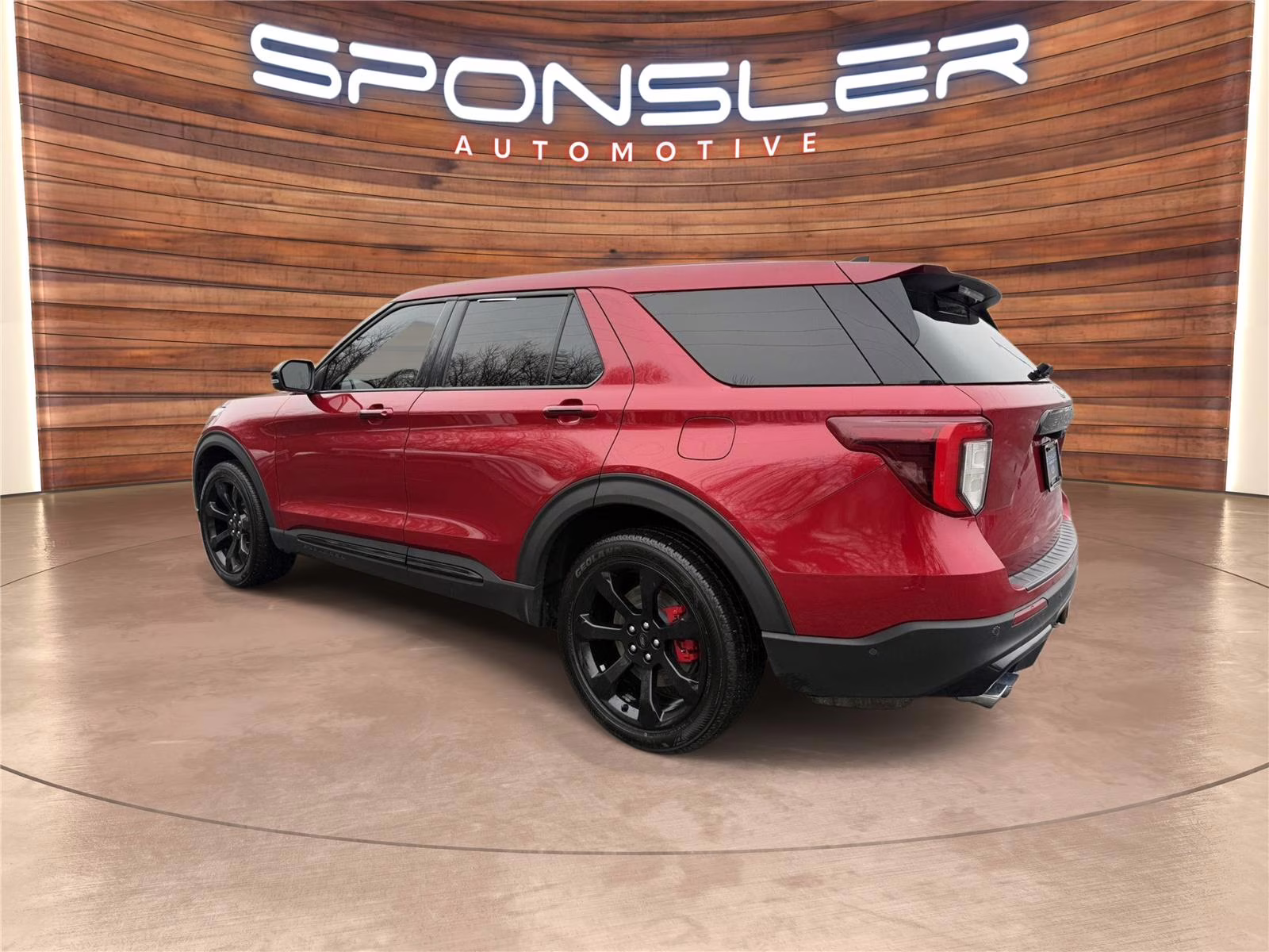 2021 Rapid Red Metallic Tinted Clearcoat Ford Explorer ST 4X4 SUV
