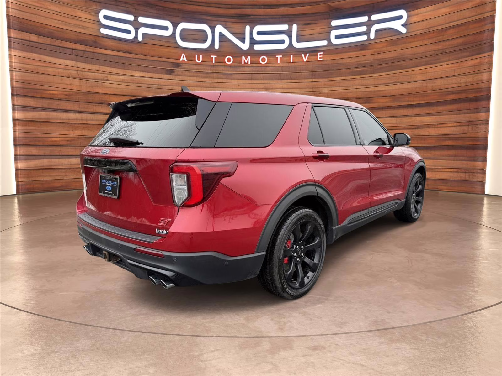 2021 Rapid Red Metallic Tinted Clearcoat Ford Explorer ST 4X4 SUV