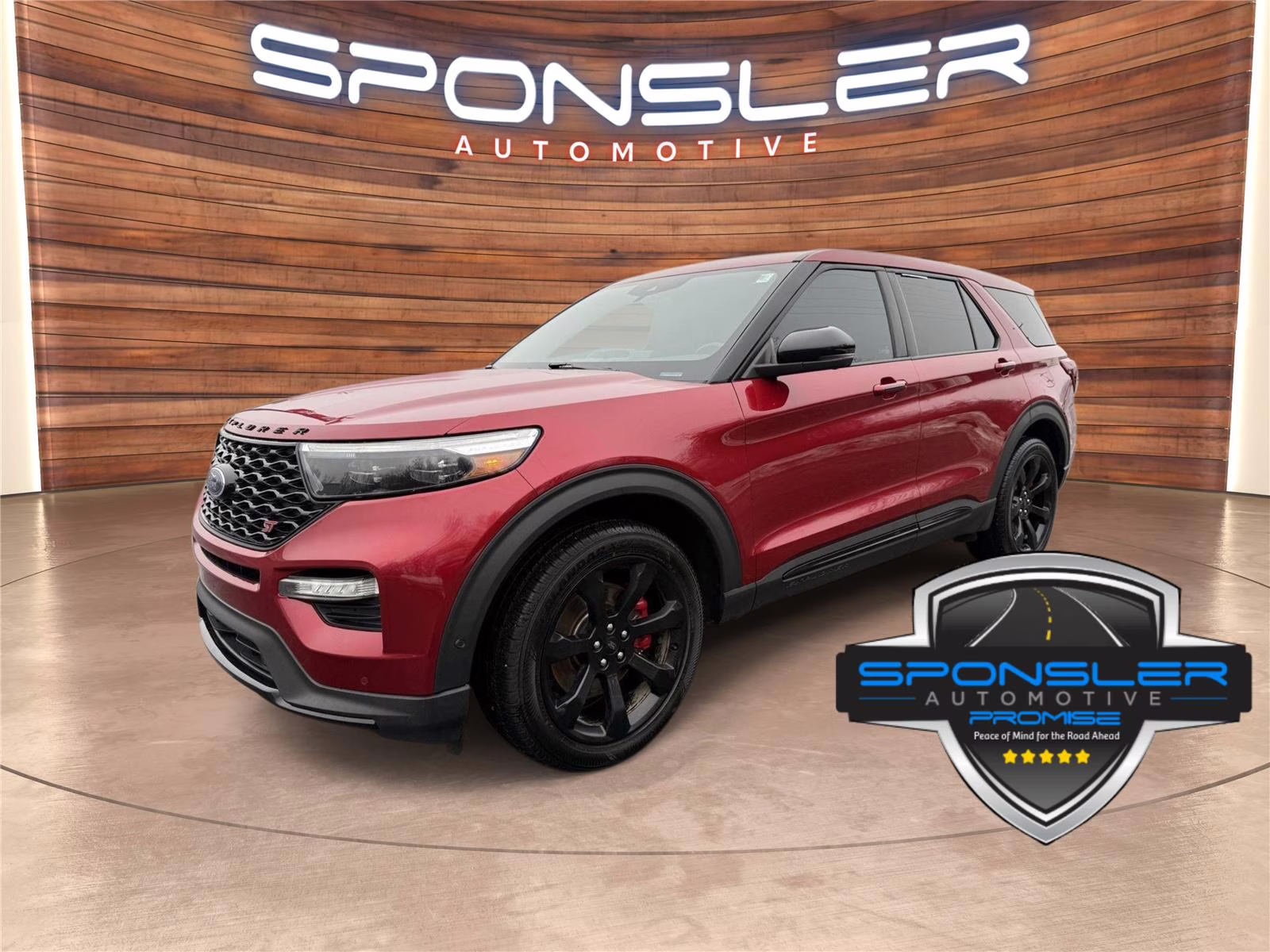 2021 Rapid Red Metallic Tinted Clearcoat Ford Explorer ST 4X4 SUV