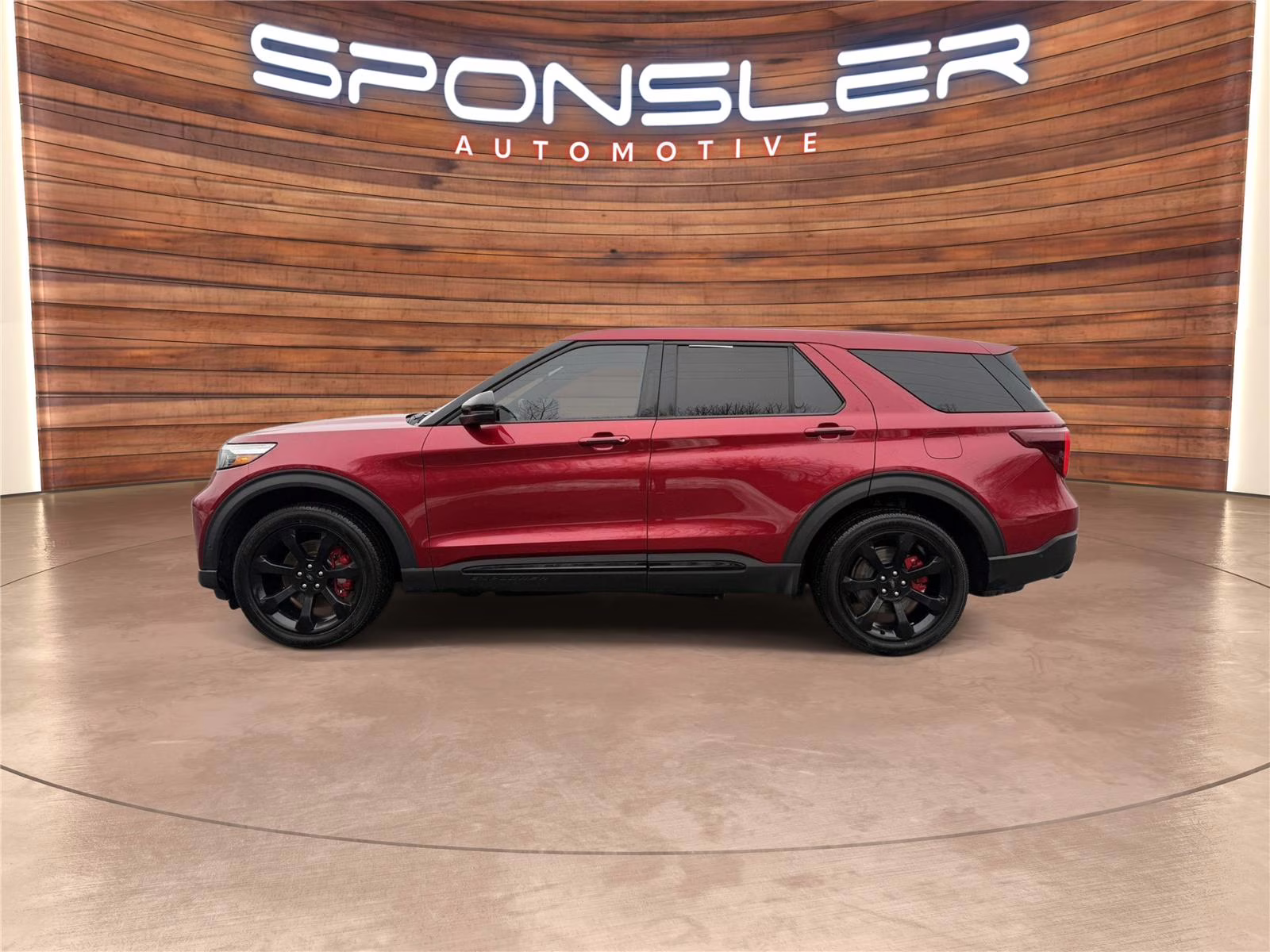 2021 Rapid Red Metallic Tinted Clearcoat Ford Explorer ST 4X4 SUV