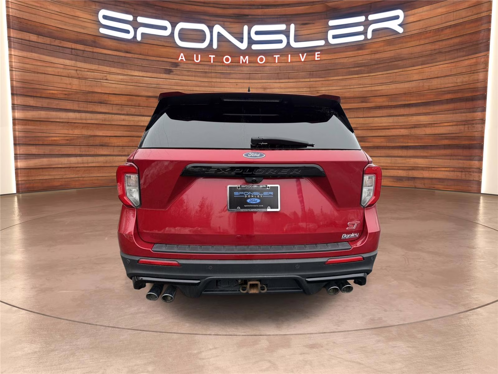 2021 Rapid Red Metallic Tinted Clearcoat Ford Explorer ST 4X4 SUV
