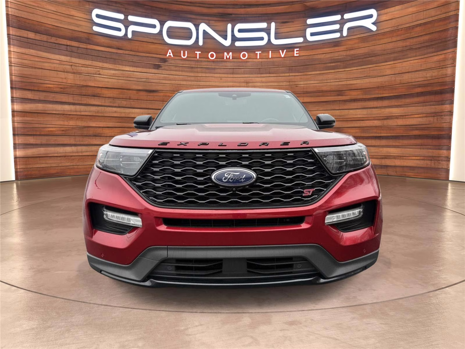 2021 Rapid Red Metallic Tinted Clearcoat Ford Explorer ST 4X4 SUV