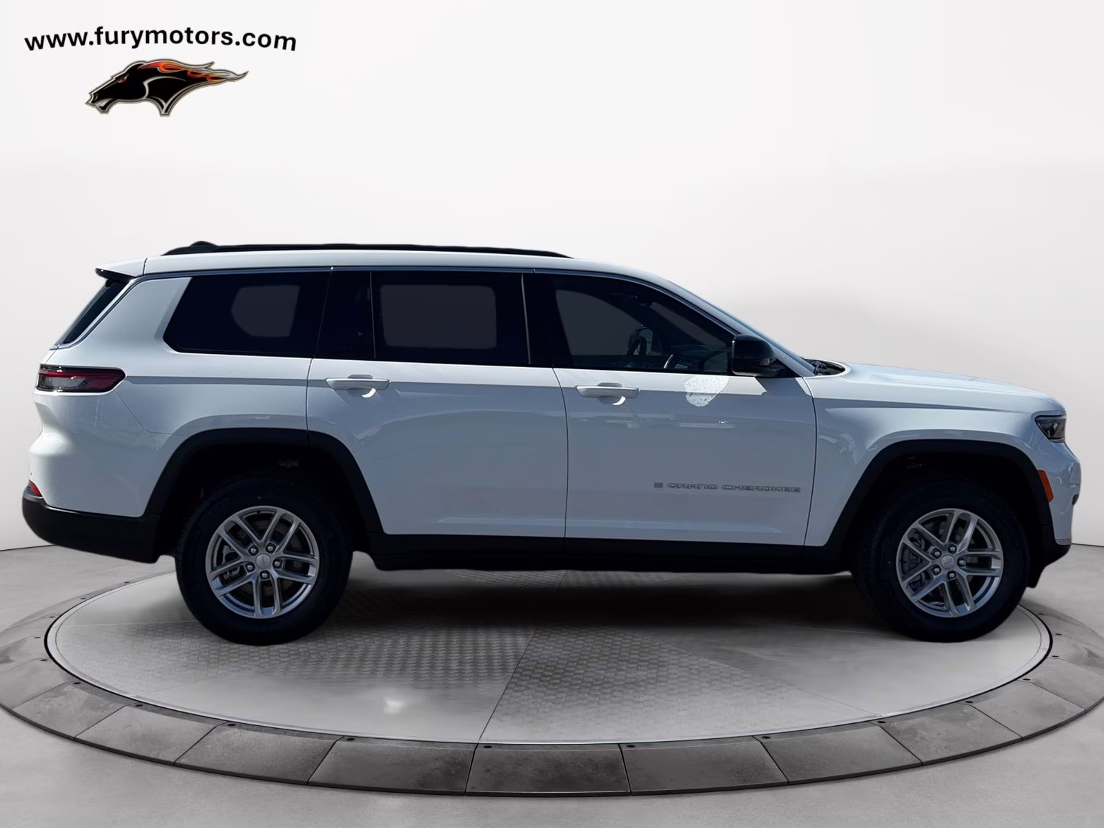 2025 Bright White Clearcoat Jeep Grand Cherokee L Laredo 4X4 SUV