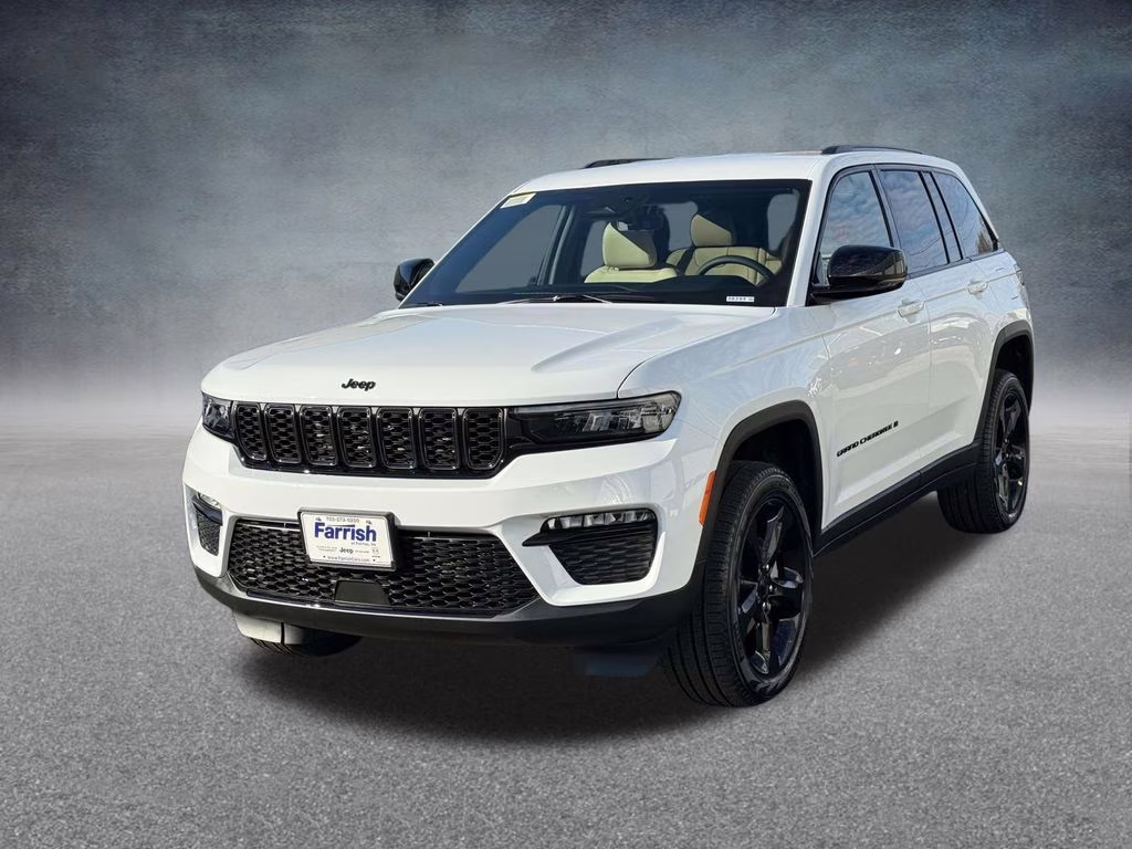 2025 Bright White Clearcoat Jeep Grand Cherokee Limited 4X4 SUV