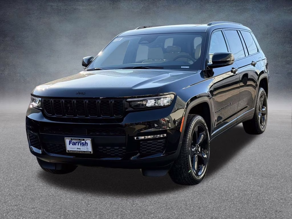 2025 Diamond Black Crystal Pearlcoat Jeep Grand Cherokee L Limited 4X4 SUV