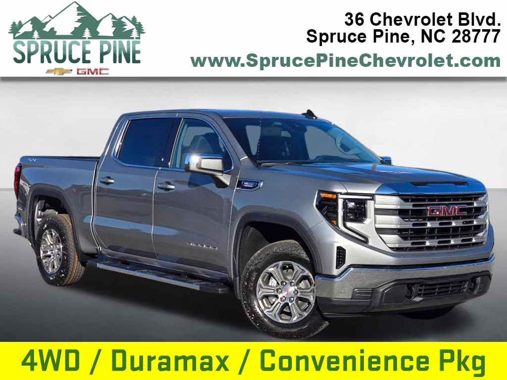 2026 Sterling Metallic GMC Sierra 1500 SLE 4X4 Truck