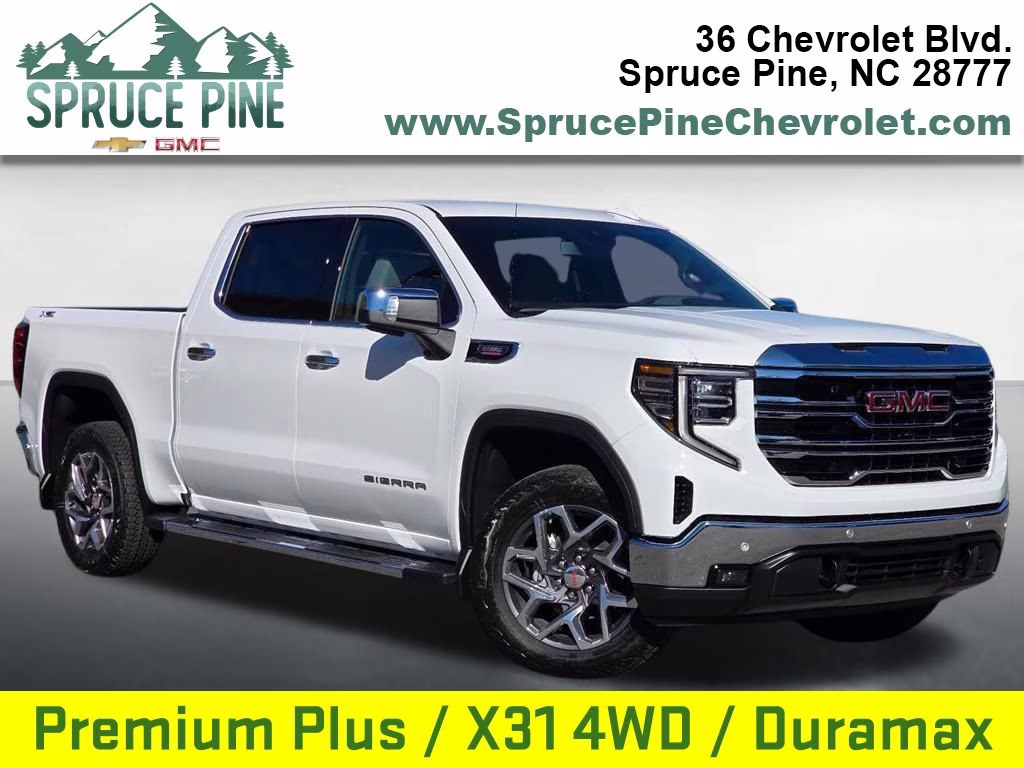 2026 Summit White GMC Sierra 1500 SLT 4X4 Truck
