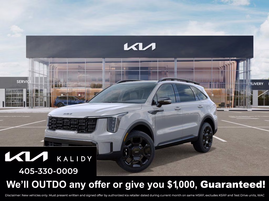 2026 Wolf Gray Kia Sorento X-Line EX AWD SUV