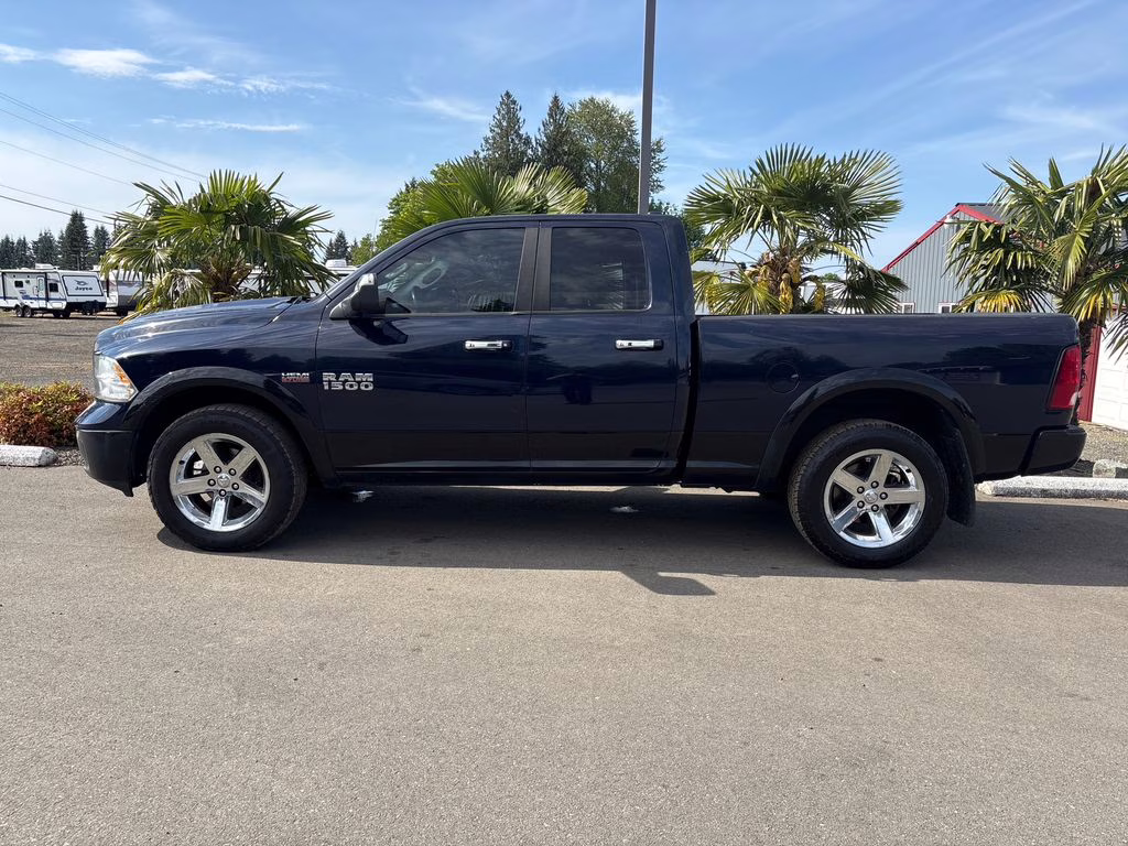 2014 True Blue Pearlcoat Ram 1500 Outdoorsman 4X4 Truck