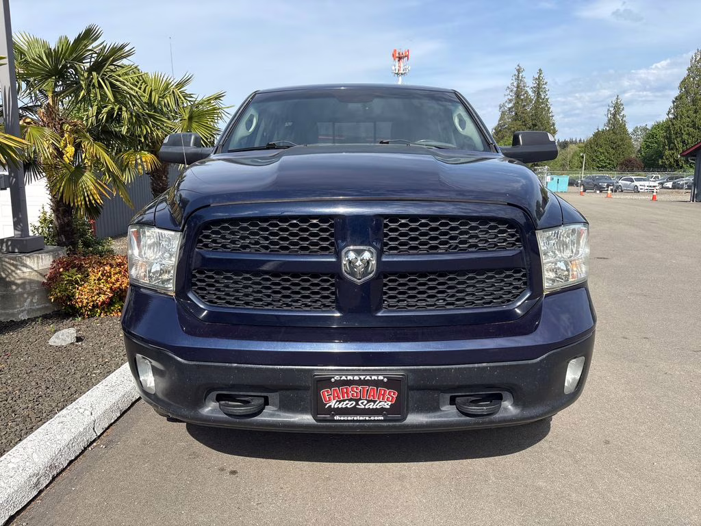 2014 True Blue Pearlcoat Ram 1500 Outdoorsman 4X4 Truck