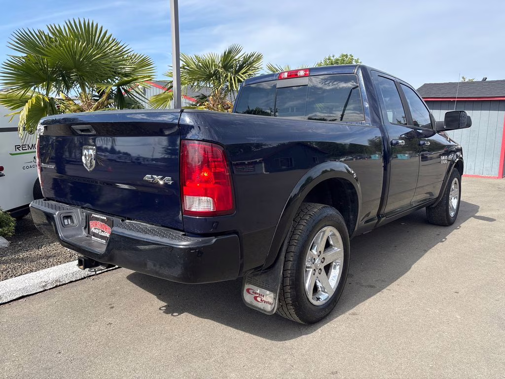 2014 True Blue Pearlcoat Ram 1500 Outdoorsman 4X4 Truck