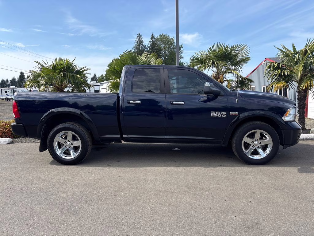 2014 True Blue Pearlcoat Ram 1500 Outdoorsman 4X4 Truck