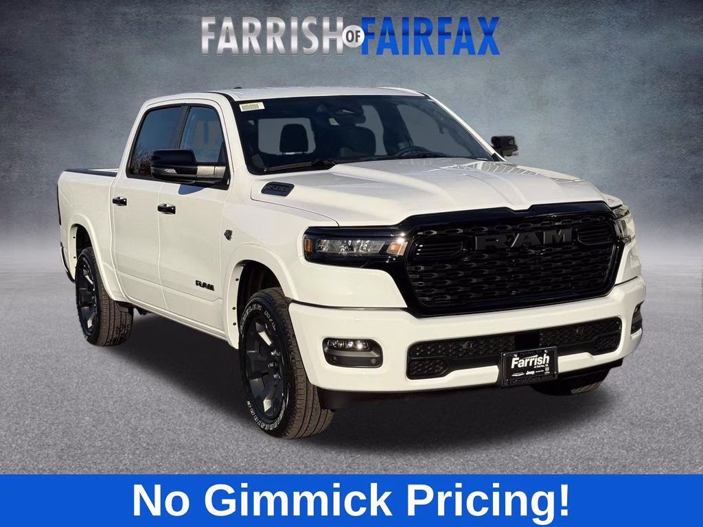 2026 Bright White Clearcoat Ram 1500 Big Horn/Lone Star 4X4 Truck