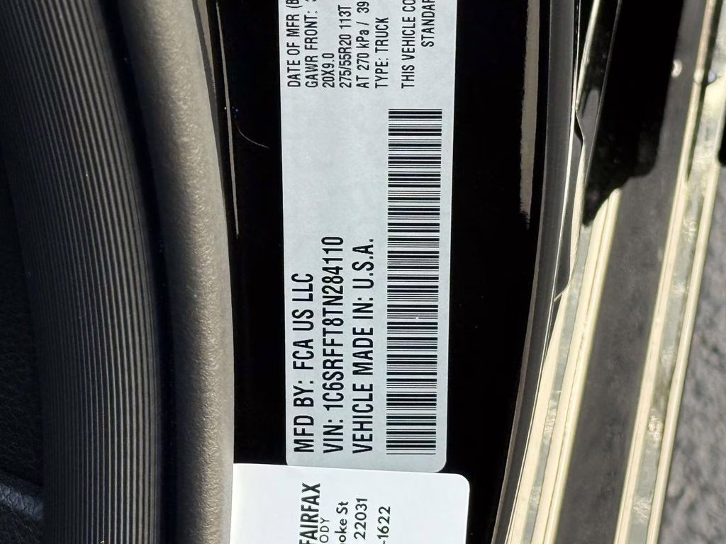 2026 Diamond Black Crystal Pearlcoat Ram 1500 Big Horn/Lone Star 4X4 Truck