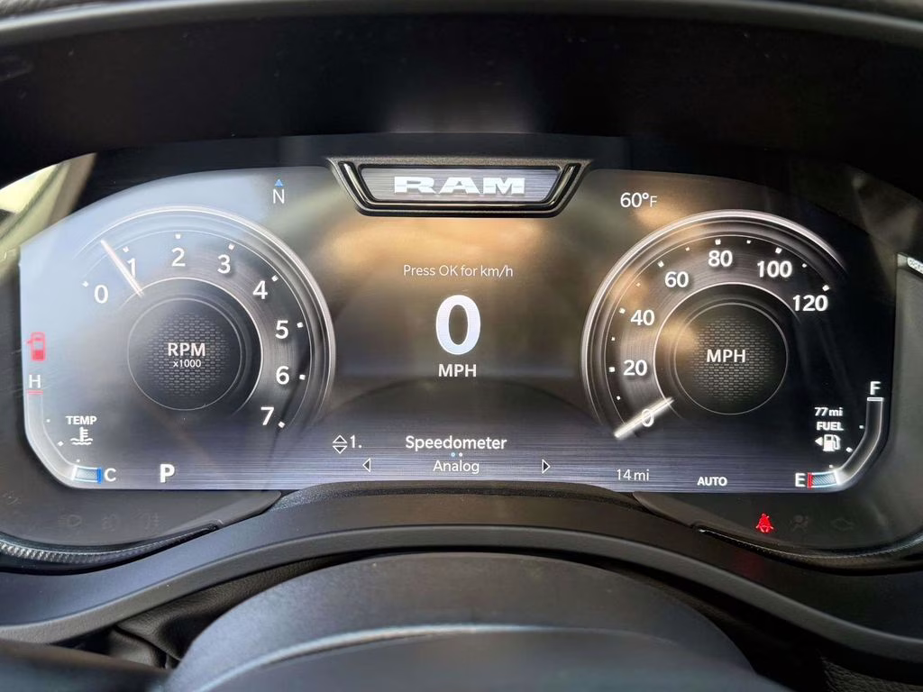 2026 Diamond Black Crystal Pearlcoat Ram 1500 Big Horn/Lone Star 4X4 Truck