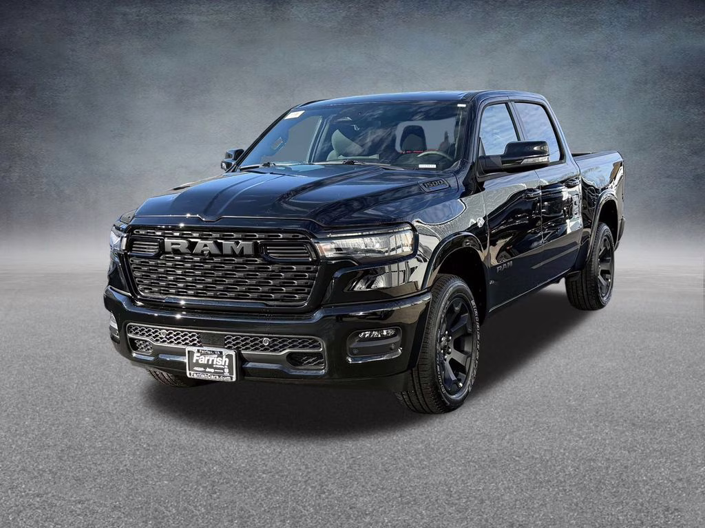 2026 Diamond Black Crystal Pearlcoat Ram 1500 Big Horn/Lone Star 4X4 Truck
