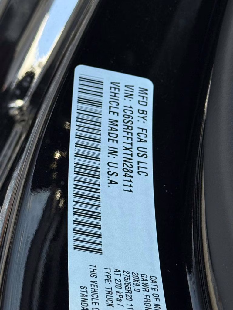 2026 Diamond Black Crystal Pearlcoat Ram 1500 Big Horn/Lone Star 4X4 Truck