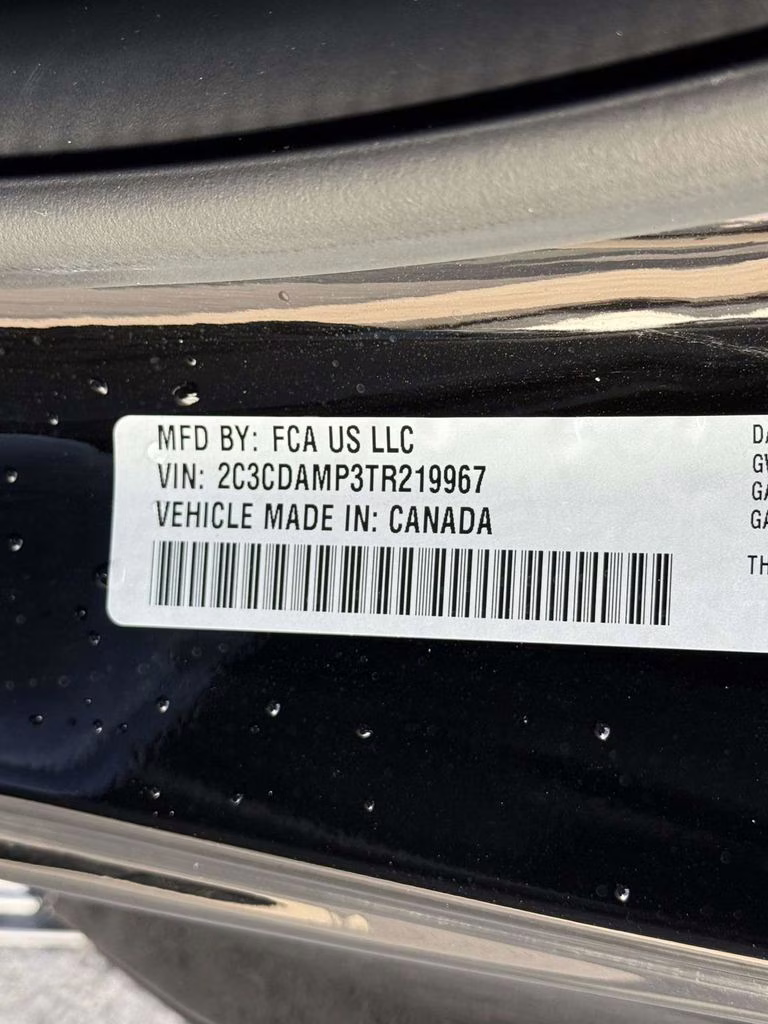 2026 Diamond Black Crystal Pearlcoat Dodge Charger R/T Scat Pack AWD Coupe