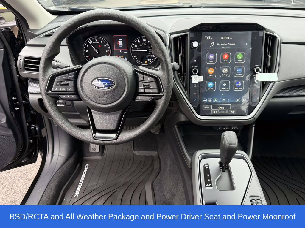 2026 Crystal Black Silica Subaru Crosstrek Premium AWD SUV